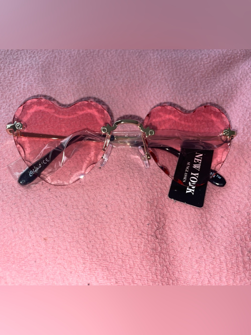 Pink Butterfly Sunglasses for Women
